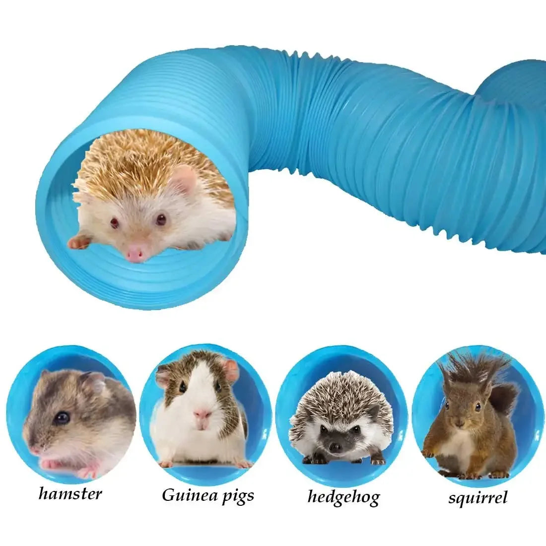 Hamster Tunnel Pipeline Small Pet Fun Game Telescopic 100cm Pipe Guinea Pig Hedgehog Totoro Ferret Product Rat Toys Stretch Tube