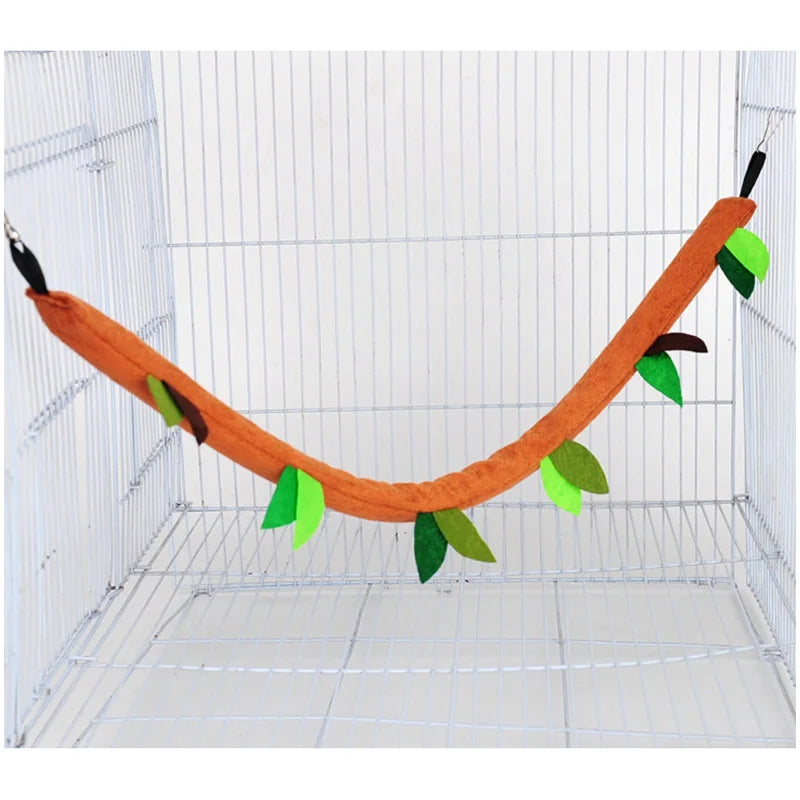 Plush Hammock Hamster Ropeway for Rats Rodent Toy House Small Animal Accessories Stump Guinea Pig Ferret Squirrel
s