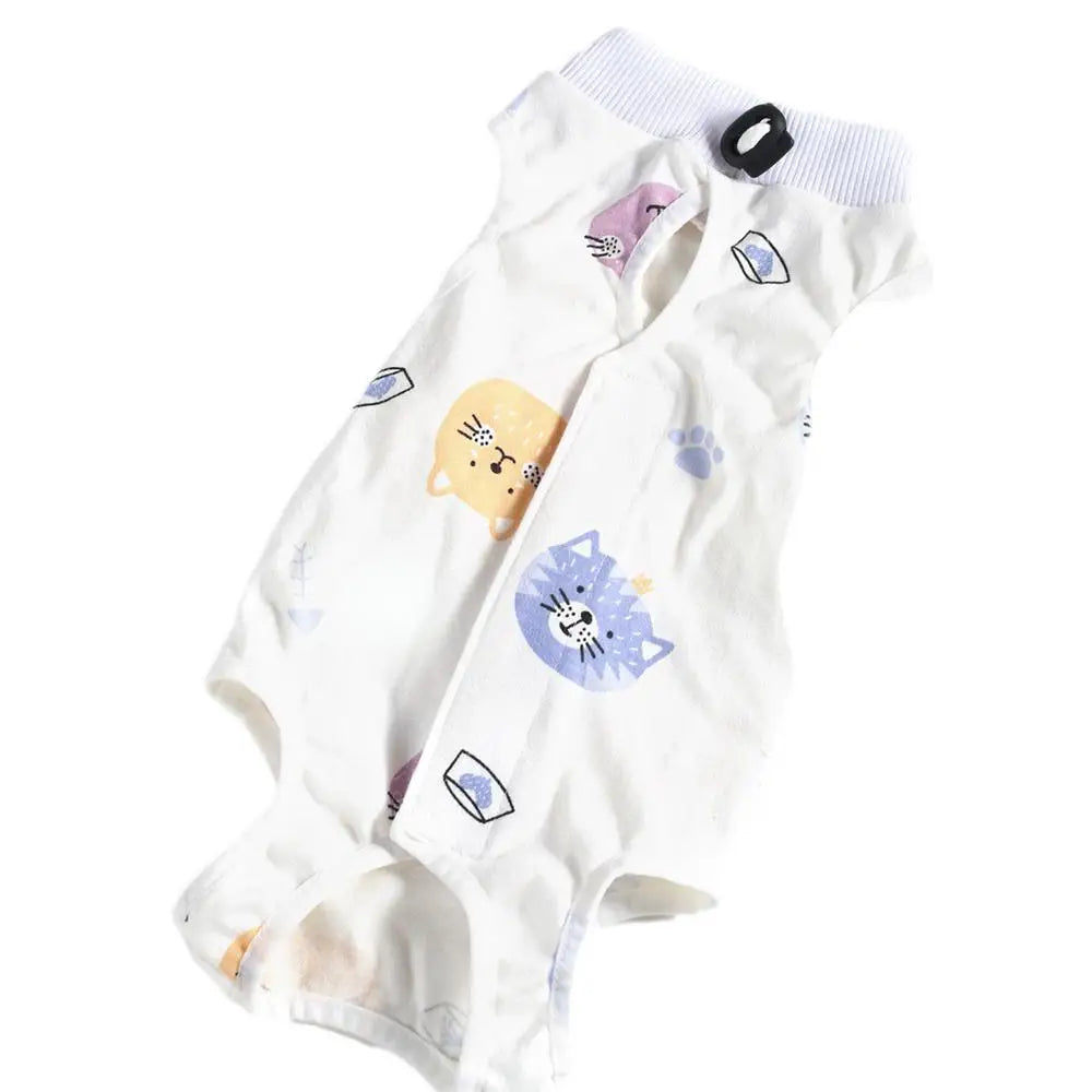 Cat Recovery Onesie Cat Shirt For Spay Abdominal Recovery Collar Alternative Kitten Onesie Comfortable Kitten Shirt After Spay
