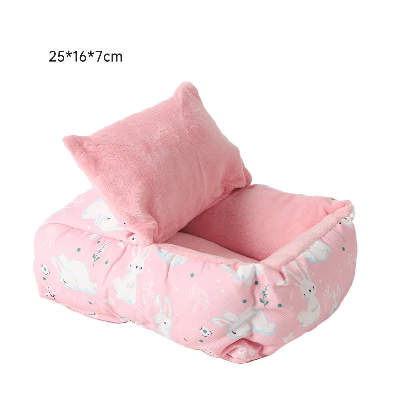 Rat Cage Platform Accessories Hanging Rat Ledge Metal Ferret Hammock Squirrel Cage Bed Small Animal Habitat Hamster