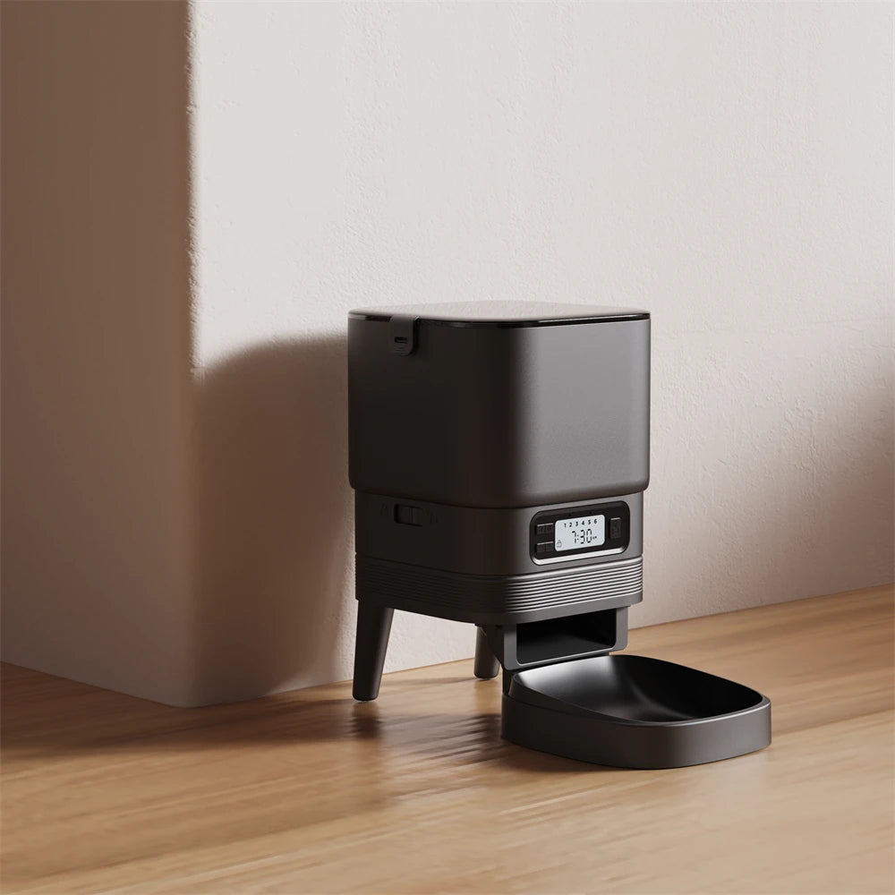 2L Pet Feeder Timing Smart Automatic Pet Feeder For Cats Dog Button Intelligent Dry Food Dispenser Voice Recorder