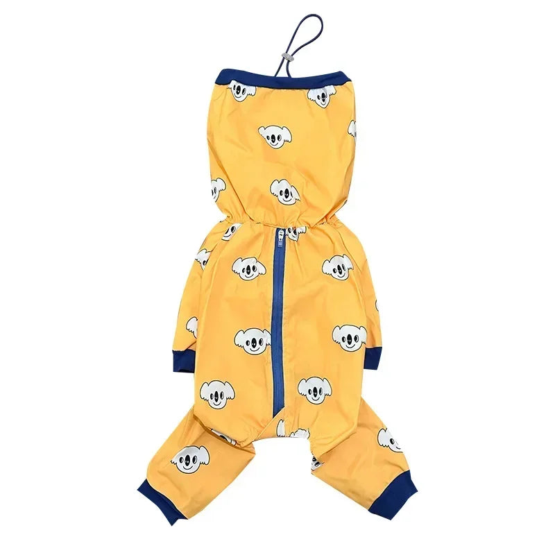 Dog Raincoat Poodle Bichon Schnauzer Pug French Bulldog Corgi Samoyed Golden Retriever Big Large Dog Clothes Waterproof Clothing