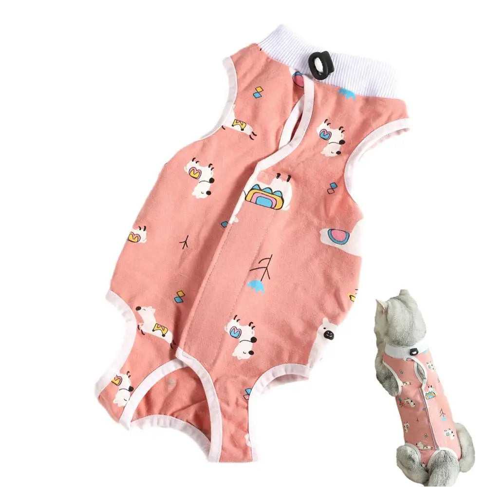 Cat Recovery Onesie Cat Shirt For Spay Abdominal Recovery Collar Alternative Kitten Onesie Comfortable Kitten Shirt After Spay