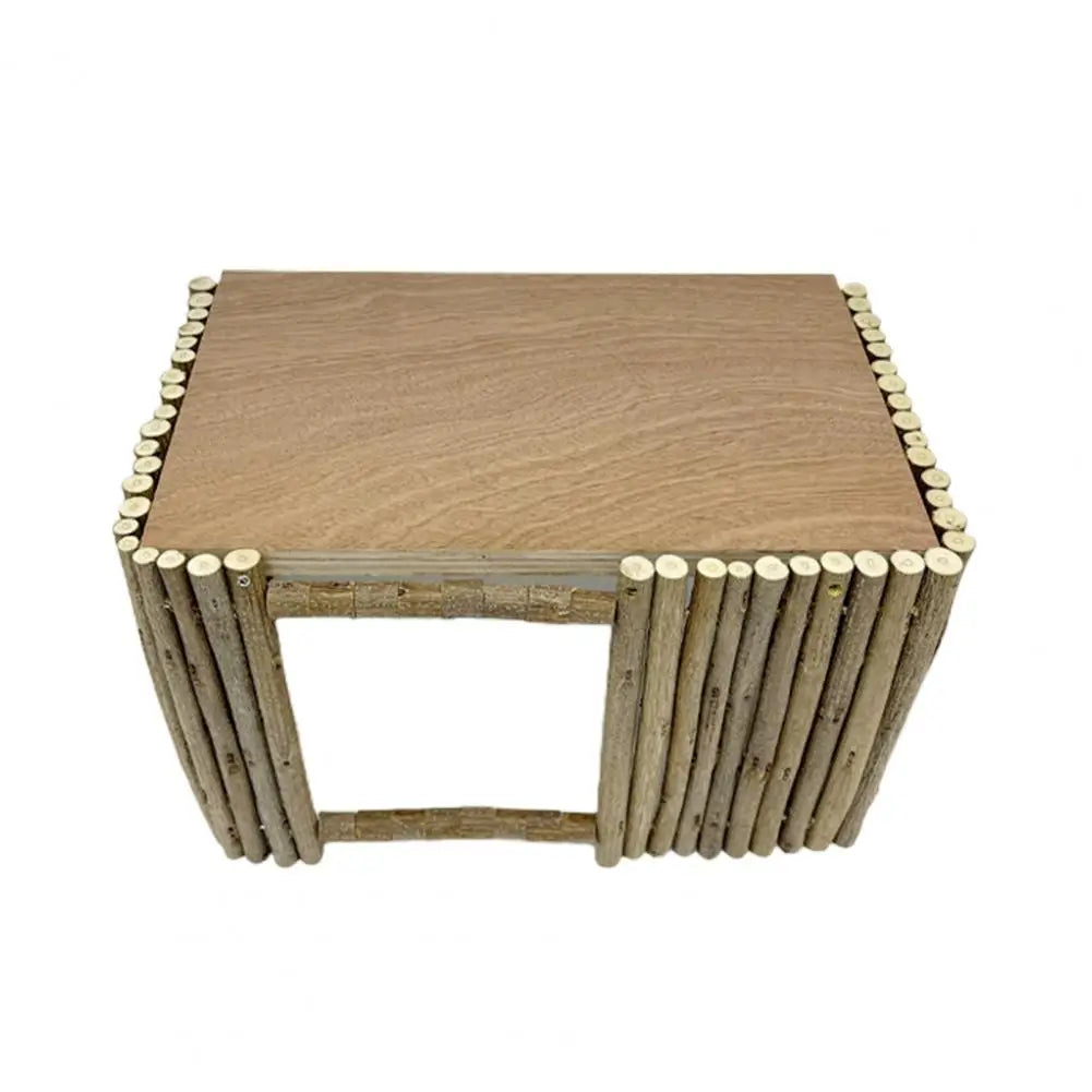 Rabbit House Teeth Grinding Natural Wood Branches Weaving Hut Chinchilla Nest Hamster Hideout Habitat Small Pet Supplies