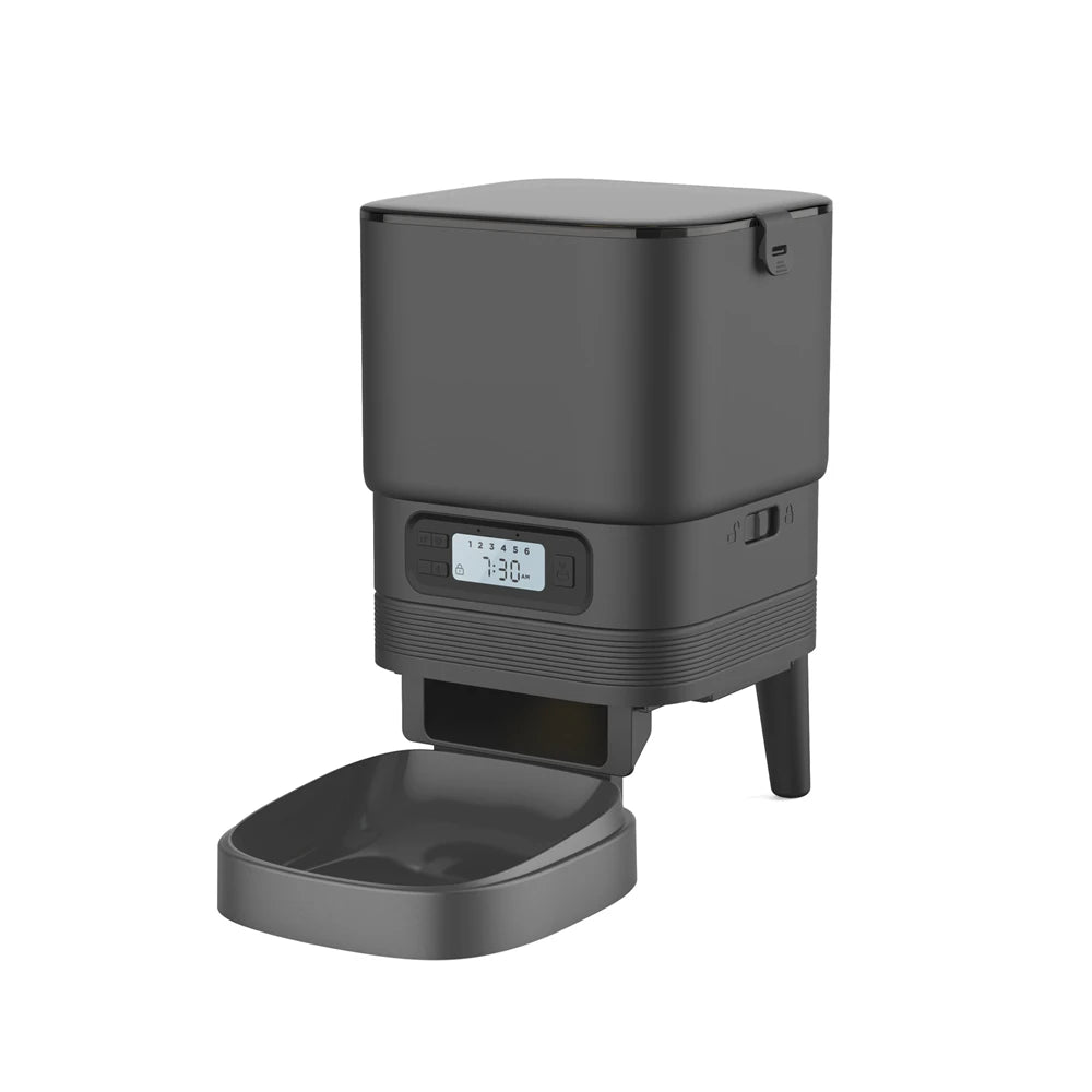 2L Pet Feeder Timing Smart Automatic Pet Feeder For Cats Dog Button Intelligent Dry Food Dispenser Voice Recorder