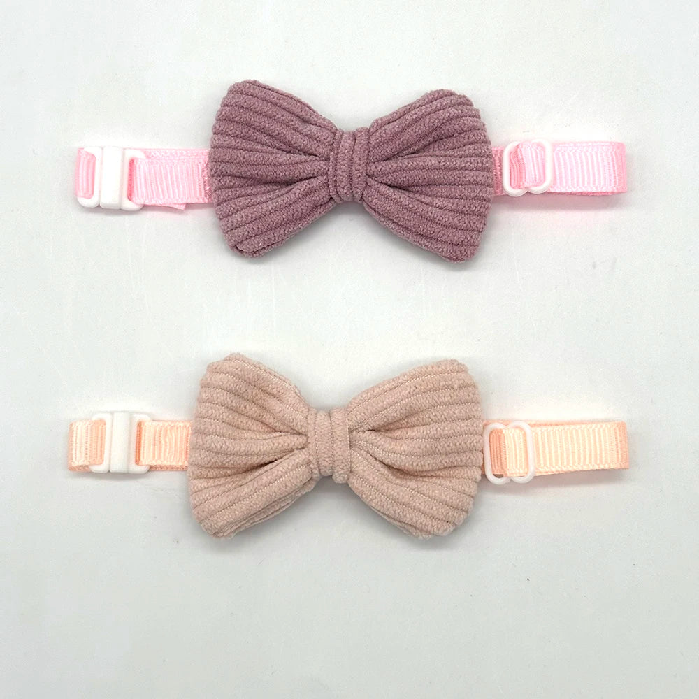 50/100pcs Small Dog Bow Tie For Puppy Dog Collar Adjustable Girl Dog For Cat Collar