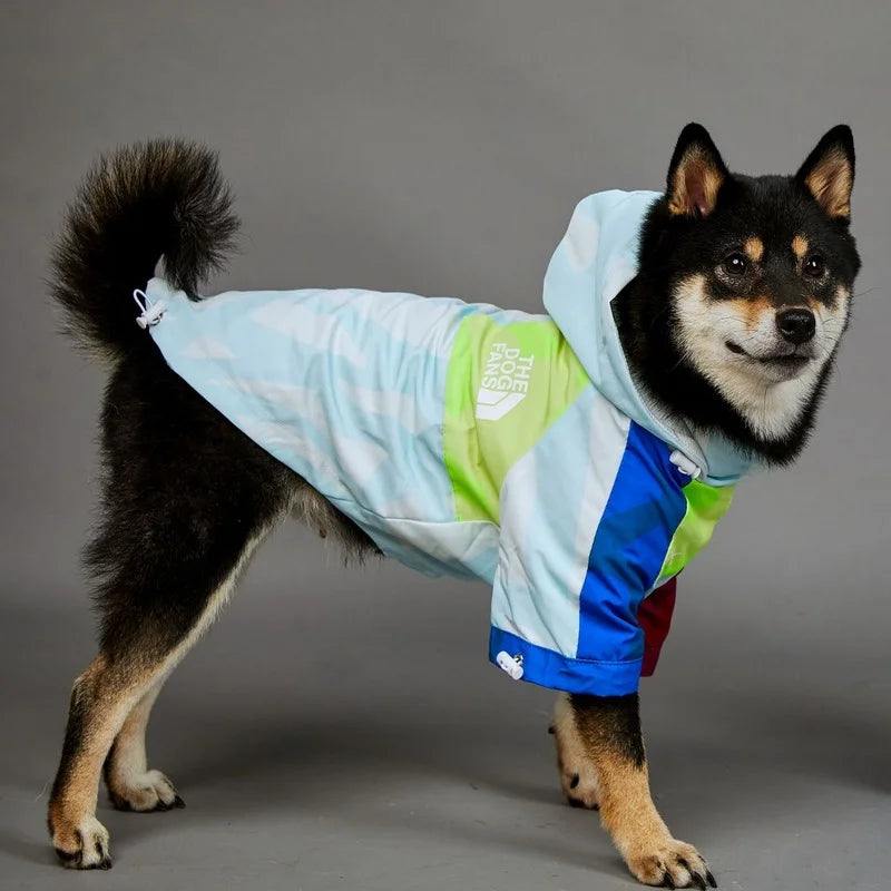 Pet Dog Clothes Raincoat For Small Big Dogs Wind Coat Windbreaker French Bulldog Hoodie For Dogs Jacket Chihuahua S-5XL