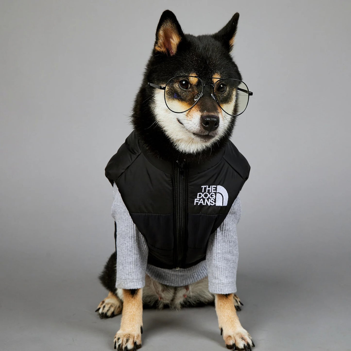 The Dog Face Pet Clothes Dog Polyester Down Jacket Winter Dog Vest Padded Warm And Windproof Dog Jacket Small Medium Pets S-5XL