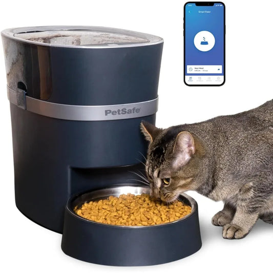 PetSafe Smart Feed - Electronic Pet Feeder for Cats & Dogs 6L/24 Cup Capacity  Programmable Mealtimes Alexa