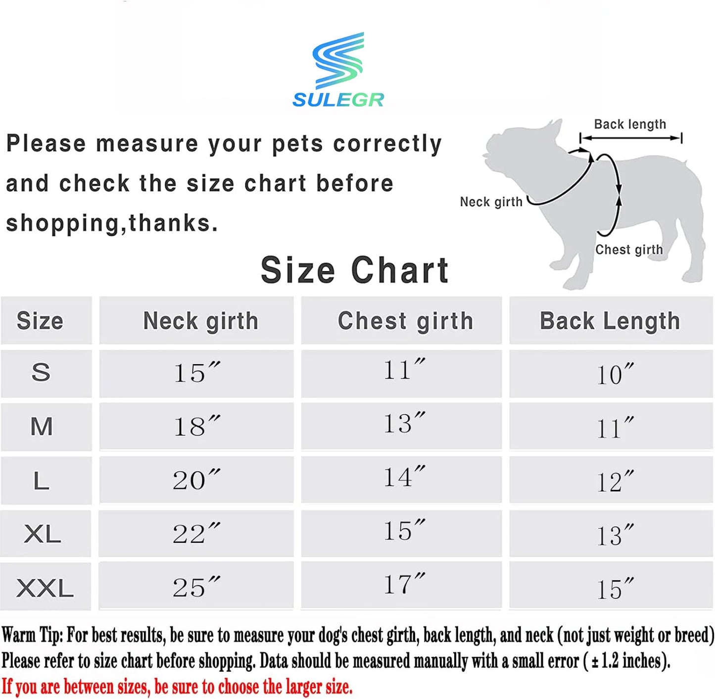 SULEGR Dog Clothing Brand Hoodie Luxury Winter Jacket Classic Designer Coats Warm Pet Coat Zipper Easy On/Off