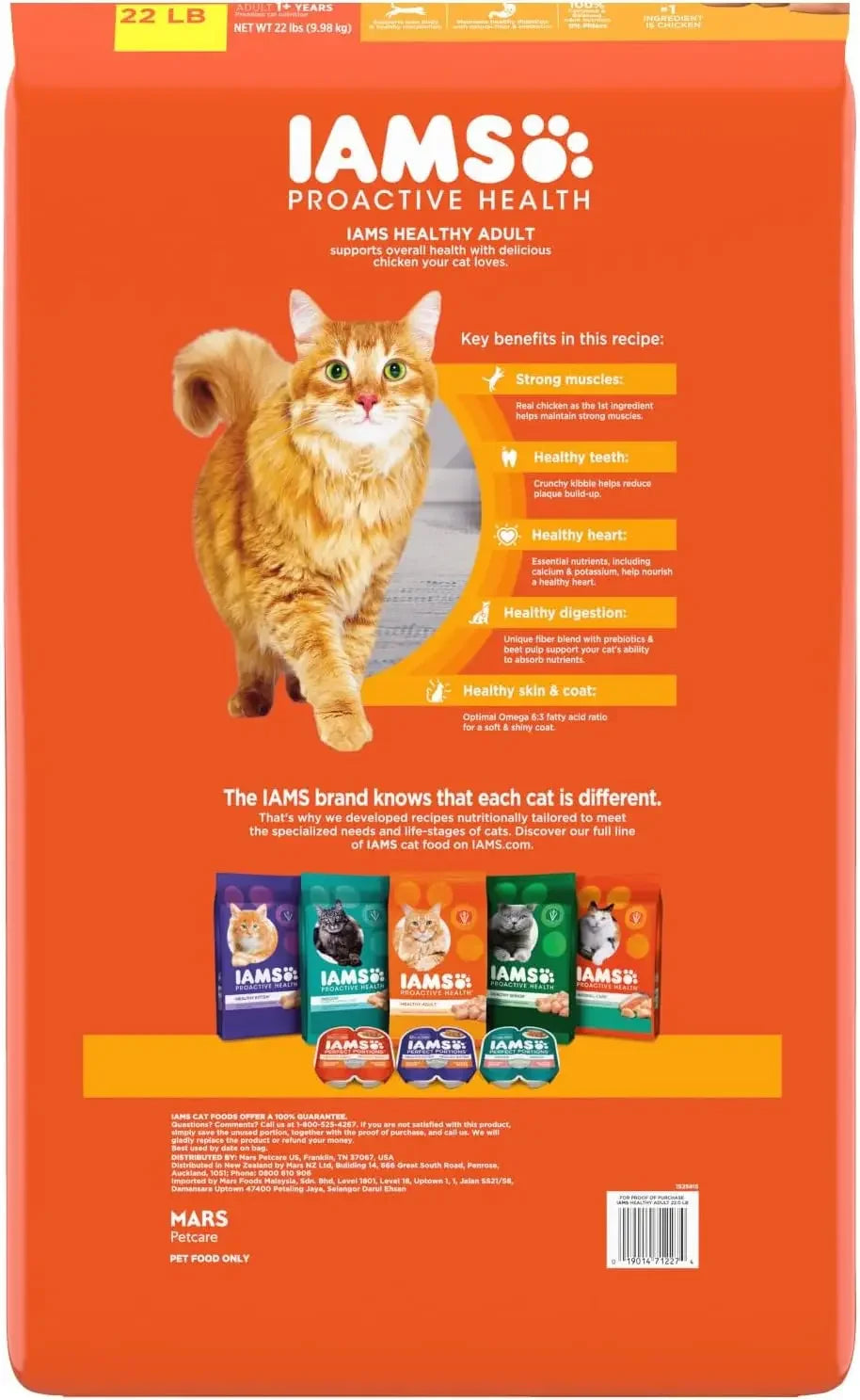 HEALTH Adult Healthy Dry Cat Food with Chicken Cat Kibble, 22 lb. Bag 2024 USA