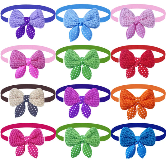 50/100pcs Colorful Pet Dog Cat Bow Tie Pet Products Dog Accessories Cute Bow Tie Dog Pet Cat