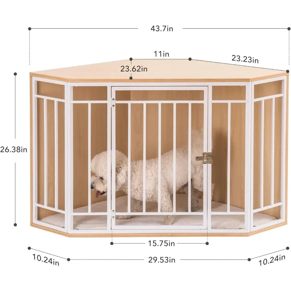 Wooden Kennels, Wooden Kennel Coffee Table, Dog House, Indoor Pet Box, Indoor Small and Medium-sized Dog Cage