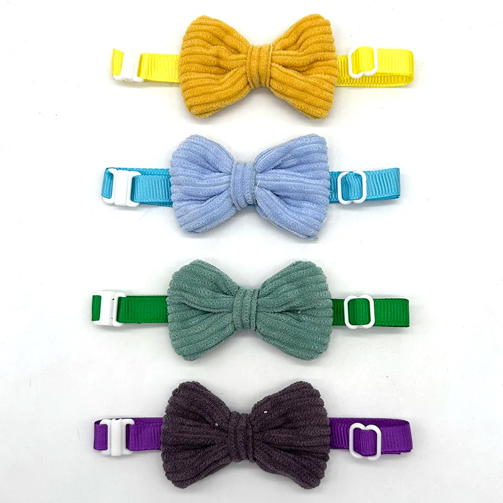 50/100pcs Small Dog Bow Tie For Puppy Dog Collar Adjustable Girl Dog For Cat Collar