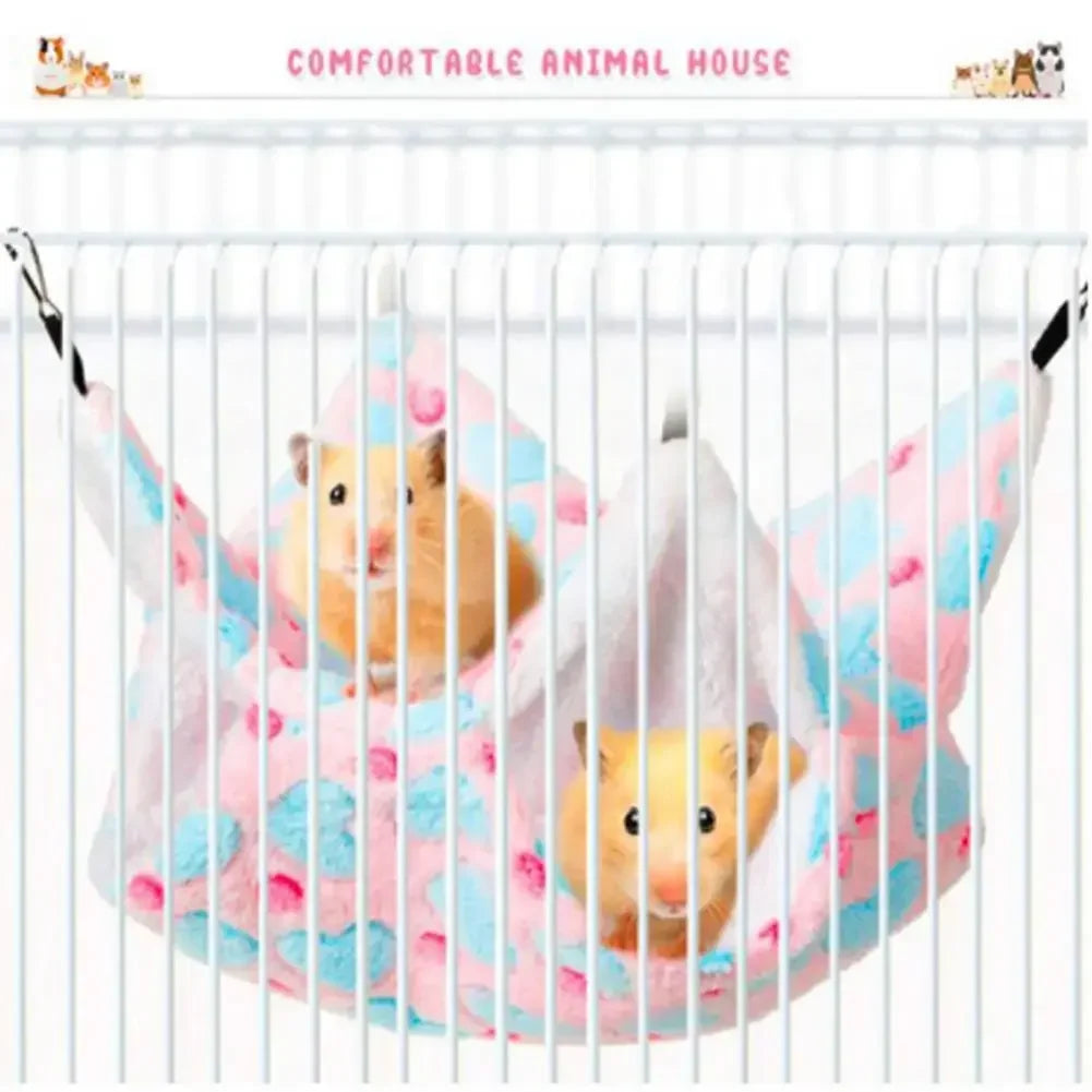 Tunnel Hamster Ferret Pet Supplies Rat Keep Hammock Cage Bed Hanging Warm 2pcs Accessories Chipmunk