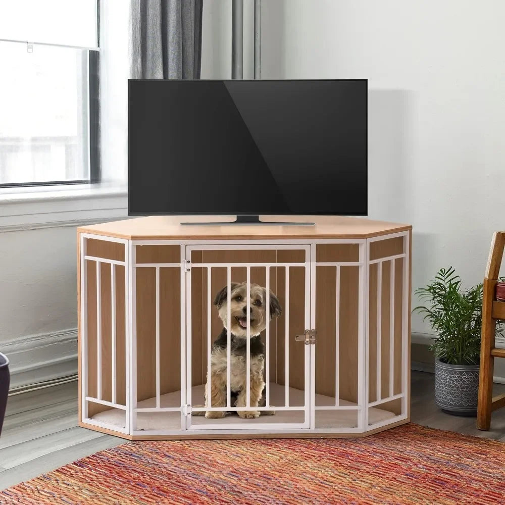 Wooden Kennels, Wooden Kennel Coffee Table, Dog House, Indoor Pet Box, Indoor Small and Medium-sized Dog Cage