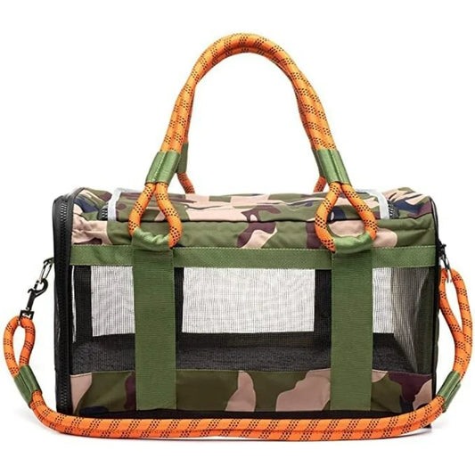 Airline-Compliant Pet Carrier | includes Leash | Suitable for Pets up to 20lbs, Dog Carriers